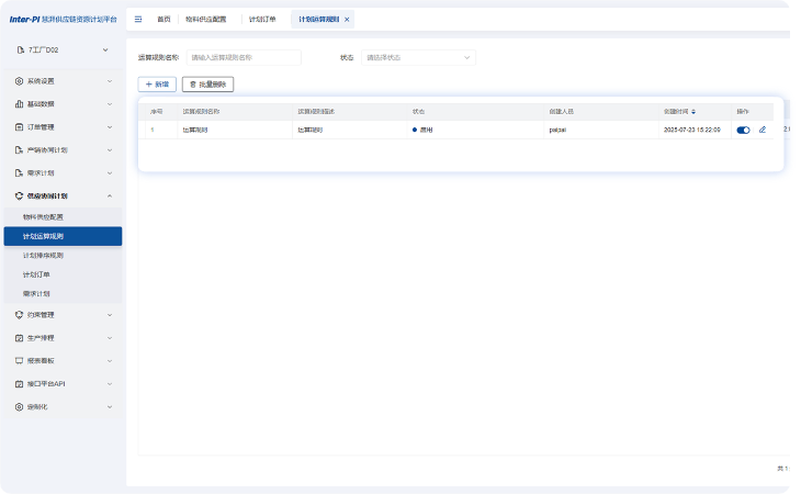 SCP供应协同计划系统 SCP供应协同计划系统